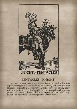 Knight of Pentacles Tarot