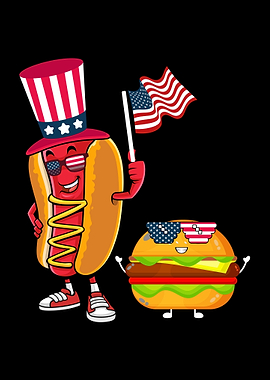 USA Hotdog Burger
