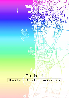 Dubai City Map