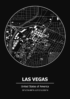 Las Vegas City Map USA