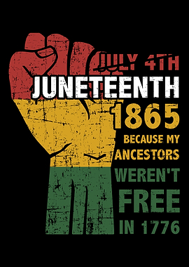 Fist with pan african flag