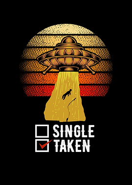 Vintage Single Taken Alien