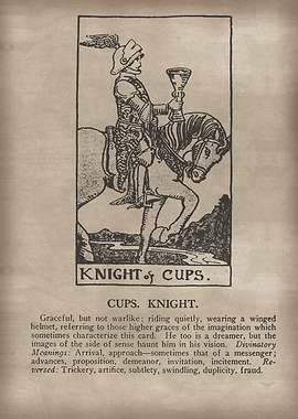Knight of Cups Tarot Card