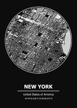 New York City Map USA