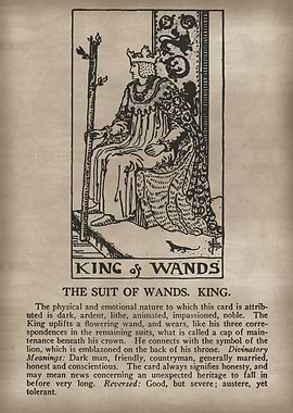 King of Wands Tarot Card