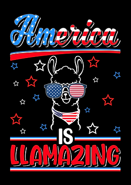 Llama USA 4th of July