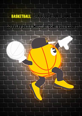 Basketball Quotes Neon