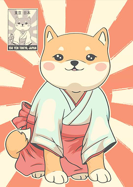 Japanese Kawaii Shiba Inu
