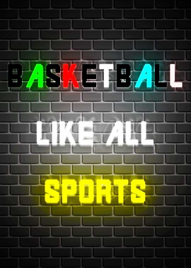Basketball Quotes Neon