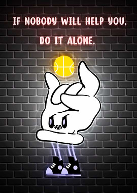 Basketball Quotes Neon