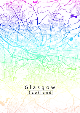 Glasgow City Map
