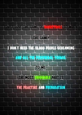 Basketball Quotes Neon