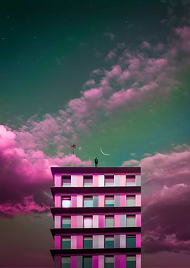 Pink Skyscraper