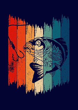 Retro Carp Fishing Vintage