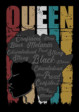 Black pride queen vintage
