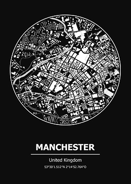 Manchester Map England
