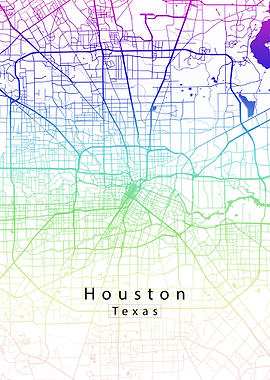 Houston City Map