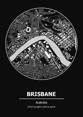 Brisbane Map Australia