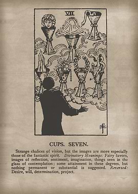 Cups Seven Tarot Card