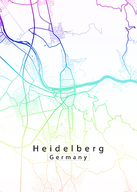 Heidelberg City Map