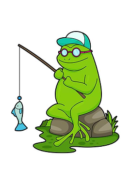 Frog Fisher Fishing rod