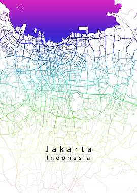 Jakarta City Map