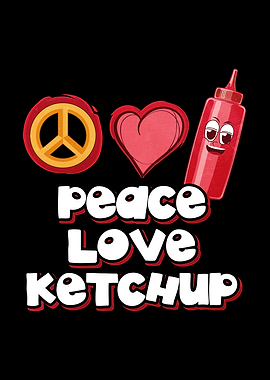 Peace Love Ketchup Gift