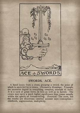 Ace of Swords Tarot Card