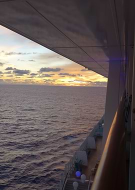 Sunset from AIDAPerla