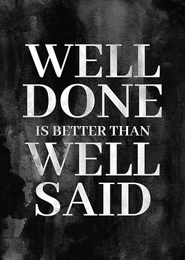 Well Done
