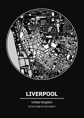 Liverpool Map England