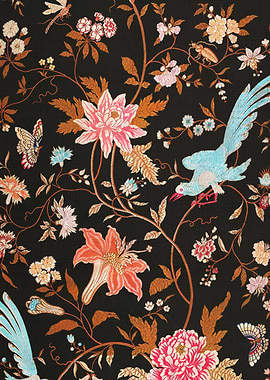 Flower pattern vintage