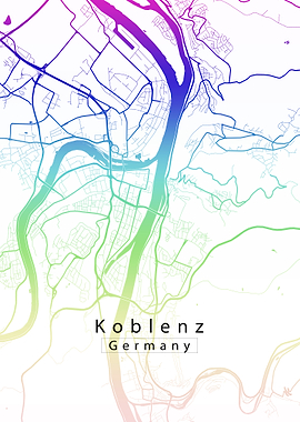 Koblenz City Map