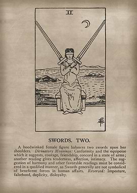 Swords Two Tarot Card