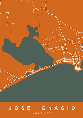 JOSE IGNACIO Map URUGUAY