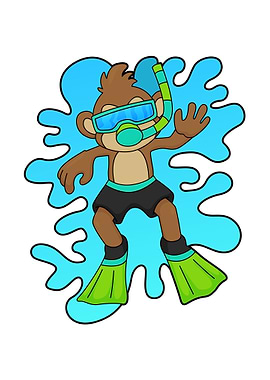 Monkey Diver Snorkel