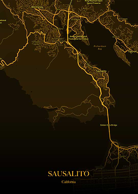 Sausalito Gold Maps