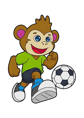 Monkey Soccer Sports