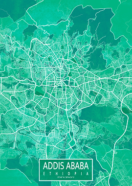 Addis Ababa Watercolor
