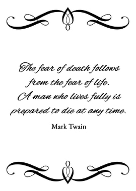 Fear of Death and Life