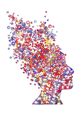 Puzzles head gear wheels