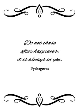 Do Not Chase Happiness