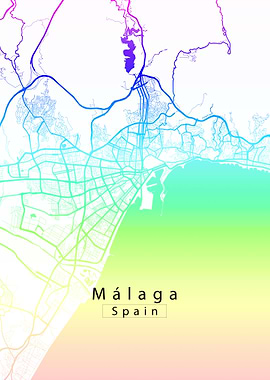 Malaga City Map