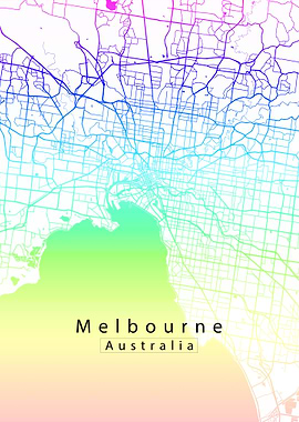 Melbourne City Map
