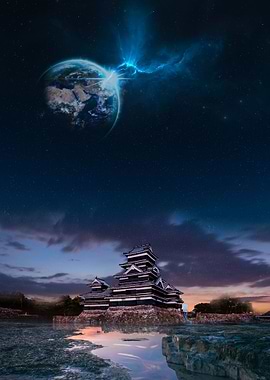 Rocky Japanese Building