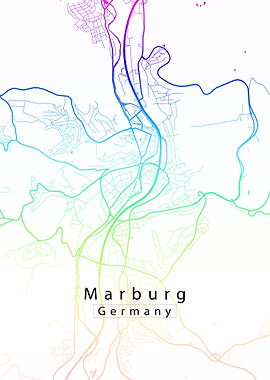 Marburg City Map