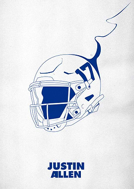 Justin Allen Helmet