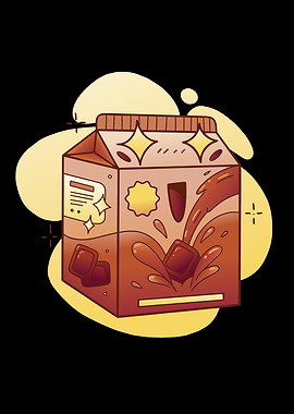 Chocolate milk box drink