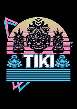 Tiki Luau Hawaiian Mask