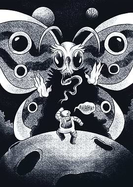 Evil Space Butterfly Comic